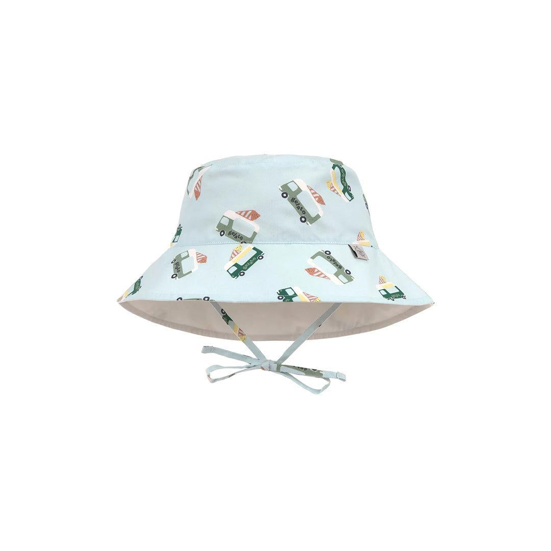 Lassig Sun Protection Bucket Hat - Ice Cream/Truck - Illusion Blue-Hats-Ice Cream/Truck - Illusion Blue-1-3y | Natural Baby Shower