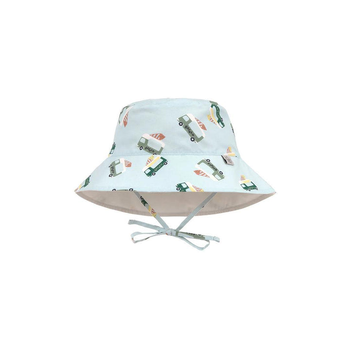Lassig Sun Protection Bucket Hat - Ice Cream/Truck - Illusion Blue-Hats-Ice Cream/Truck - Illusion Blue-1-3y | Natural Baby Shower