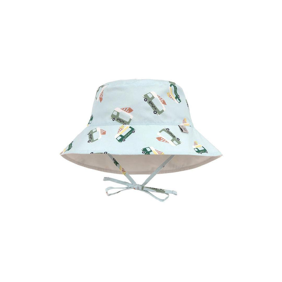 Lassig Sun Protection Bucket Hat - Ice Cream/Truck - Illusion Blue-Hats-Ice Cream/Truck - Illusion Blue-1-3y | Natural Baby Shower