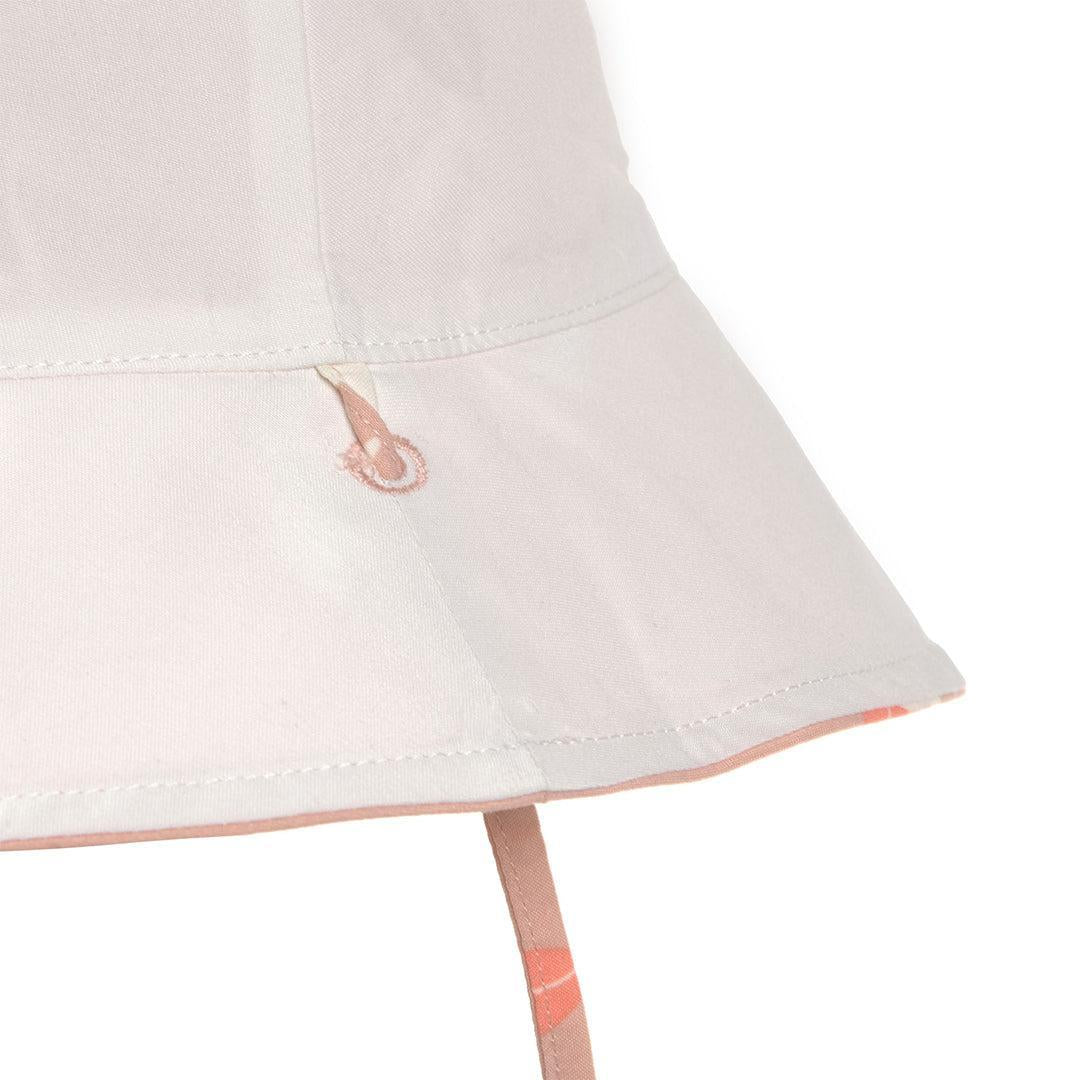Lassig Sun Protection Bucket Hat - Peach - Dolphin-Hats-Peach-3-6m | Natural Baby Shower