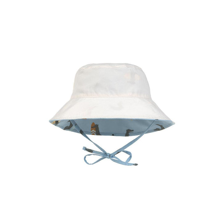 Lassig Sun Protection Bucket Hat - Sky Blue - Crocodile-Hats-Sky Blue-3-6m | Natural Baby Shower