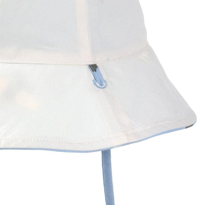 Lassig Sun Protection Bucket Hat - Sky Blue - Crocodile-Hats-Sky Blue-3-6m | Natural Baby Shower