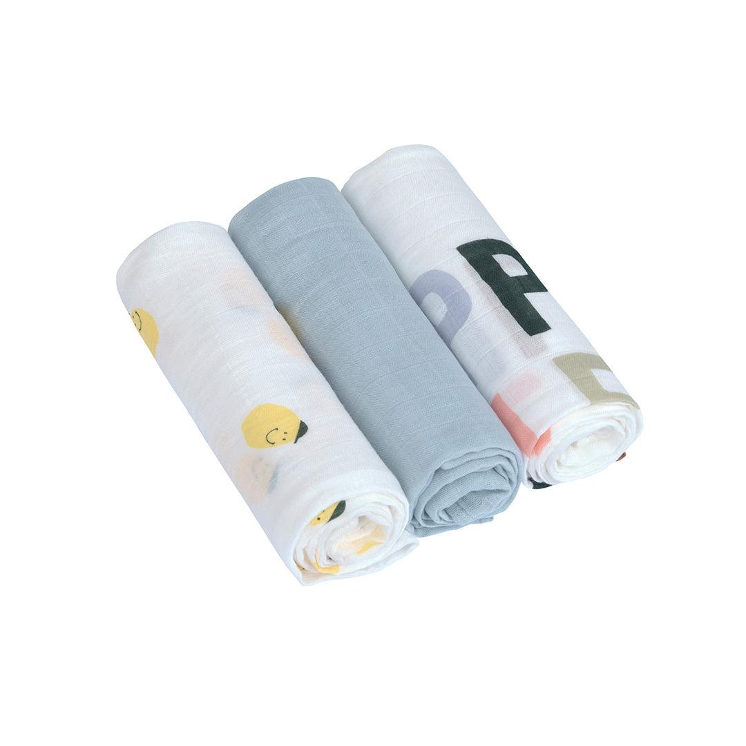 Lassig Heavenly Soft Swaddles - Happy Fruits - Lemon-Swaddling Wraps-Lemon-L | Natural Baby Shower