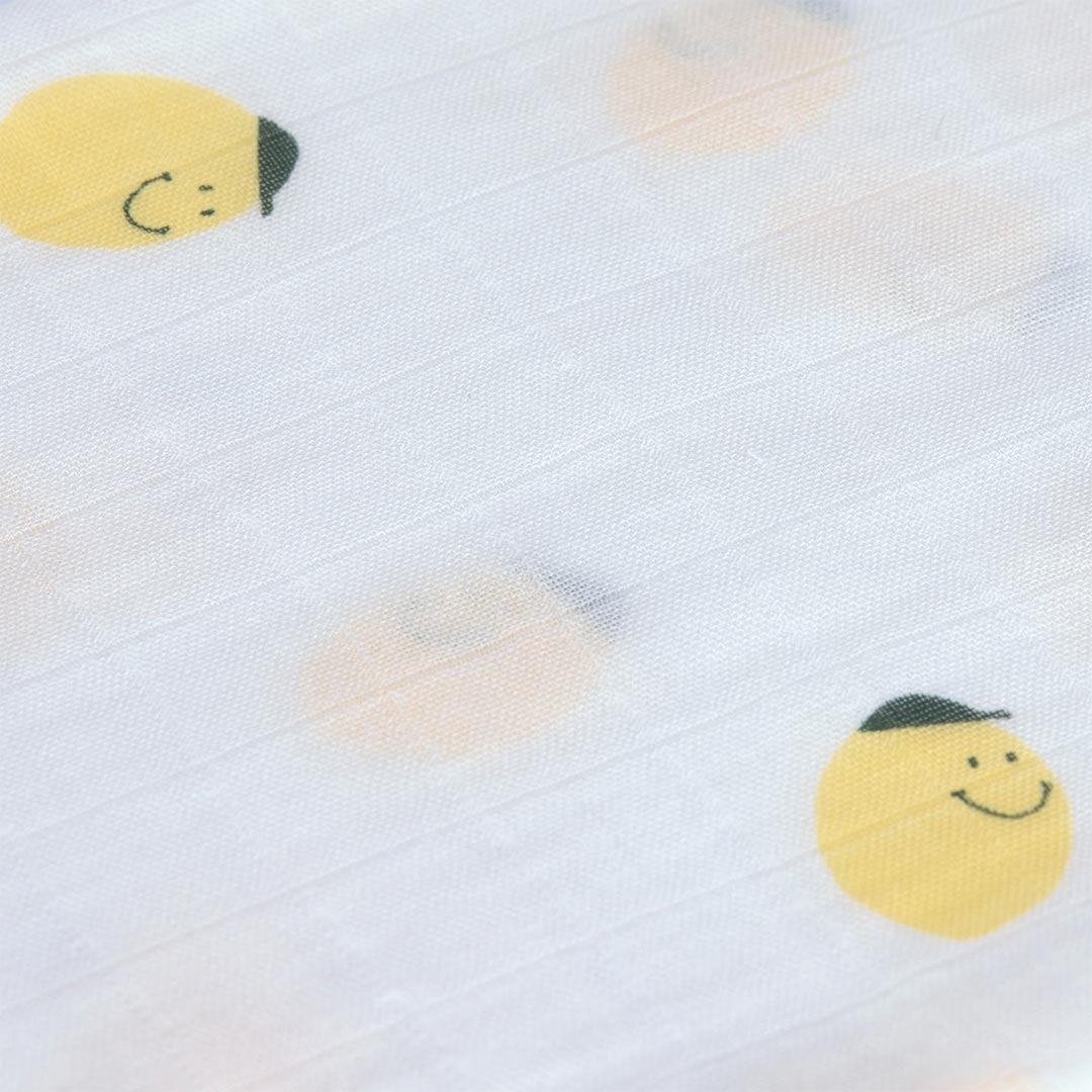 Lassig Heavenly Soft Swaddles - Happy Fruits - Lemon-Swaddling Wraps-Lemon-L | Natural Baby Shower