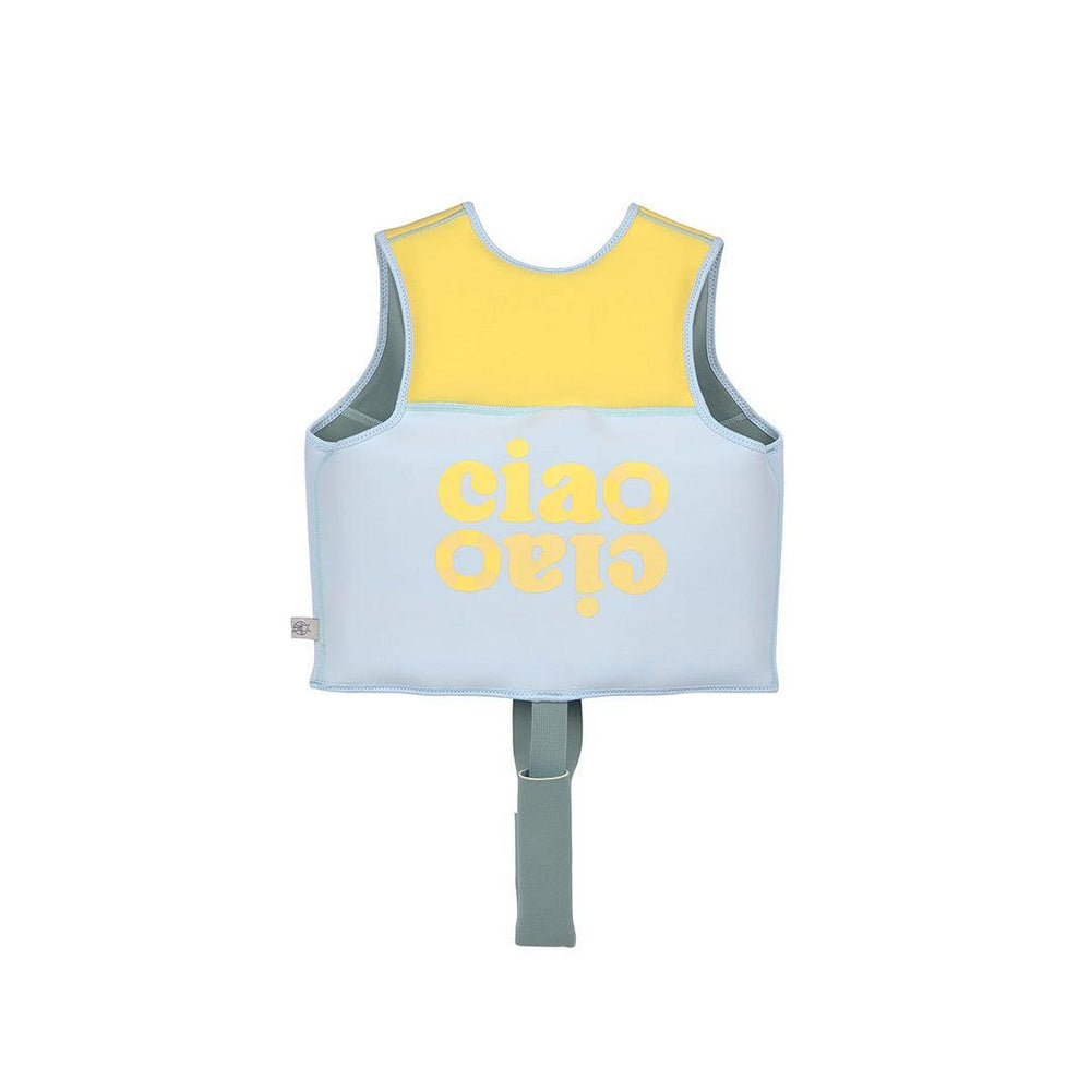 Lassig Swim Vest - Blue/Pale Yellow-Swim Vests-Blue/Pale Yellow-2-3y | Natural Baby Shower