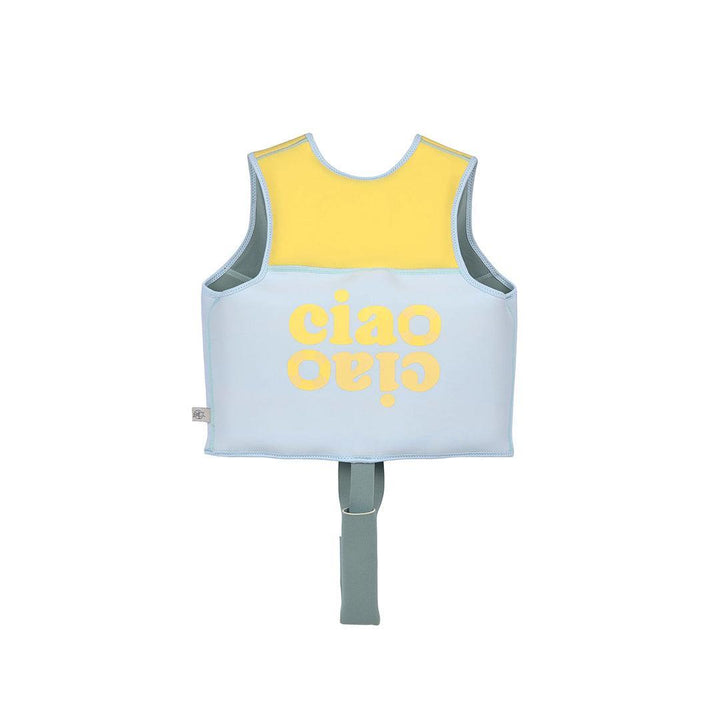 Lassig Swim Vest - Blue/Pale Yellow-Swim Vests-Blue/Pale Yellow-2-3y | Natural Baby Shower