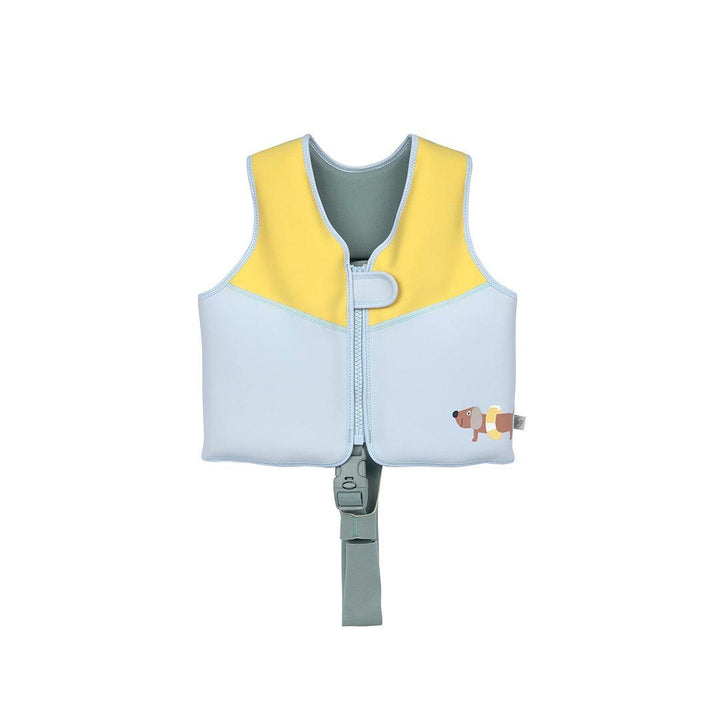 Lassig Swim Vest - Blue/Pale Yellow-Swim Vests-Blue/Pale Yellow-2-3y | Natural Baby Shower