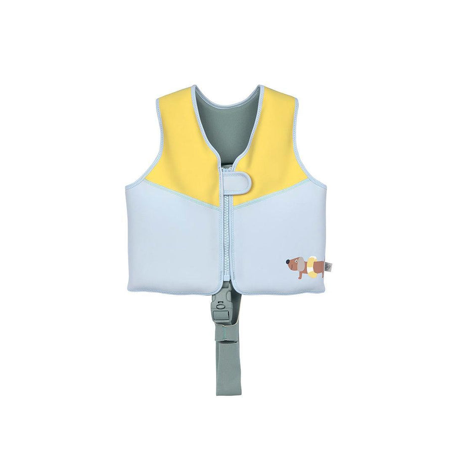 Lassig Swim Vest - Blue/Pale Yellow-Swim Vests-Blue/Pale Yellow-2-3y | Natural Baby Shower