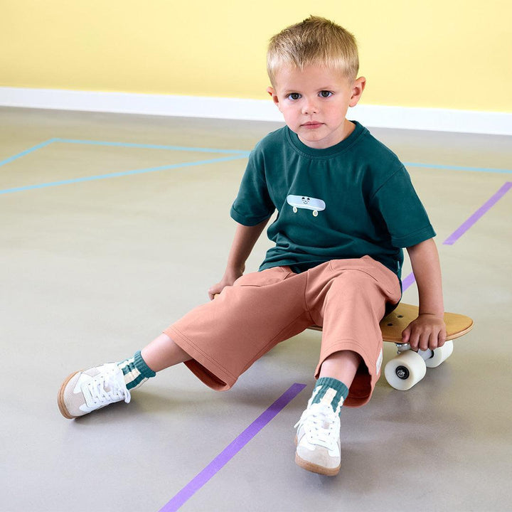 Lassig Tennis Socks GOTS 3pcs - Dog - Green-Socks-Dog - Green-1-2yrs | Natural Baby Shower