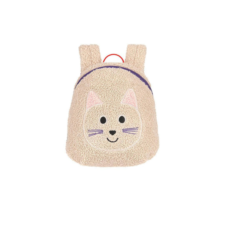 Lassig Tiny Backpack Tiny Team - Cat - Beige-Children's Backpacks-Cat - Beige-One Size | Natural Baby Shower