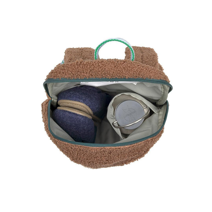 Lassig Tiny Backpack Tiny Team - Dog - Brown-Children's Backpacks-Dog - Brown-One Size | Natural Baby Shower