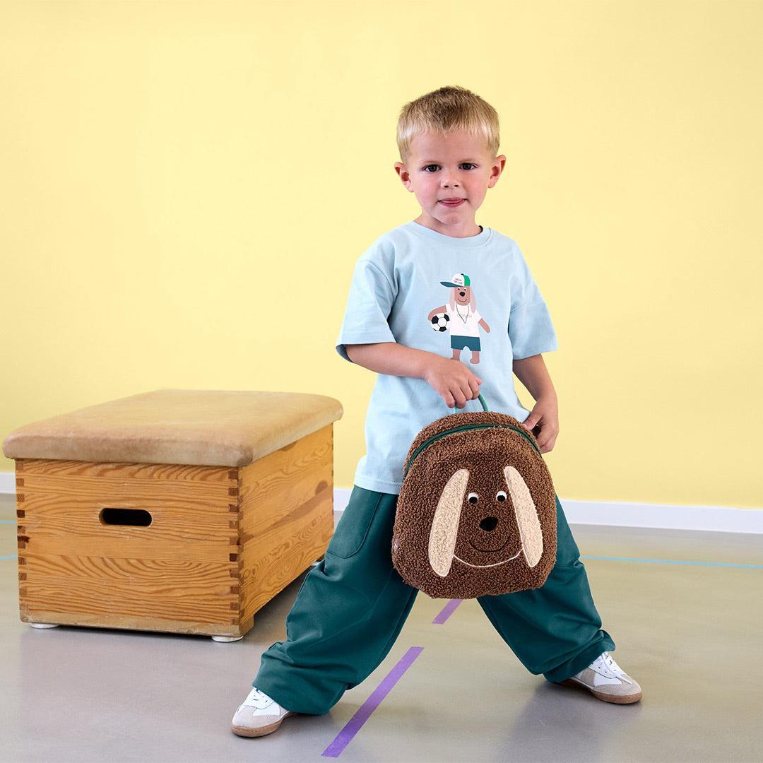 Lassig Tiny Backpack Tiny Team - Dog - Brown-Children's Backpacks-Dog - Brown-One Size | Natural Baby Shower