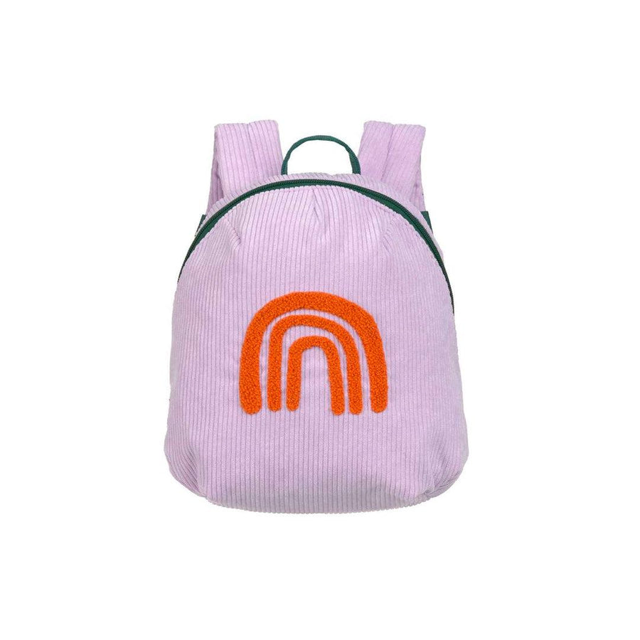 Lassig Tiny Backpack Cord - Little Gang Rainbow- Lilac - Lilac - Rainbow-Changing Bags-Lilac- | Natural Baby Shower