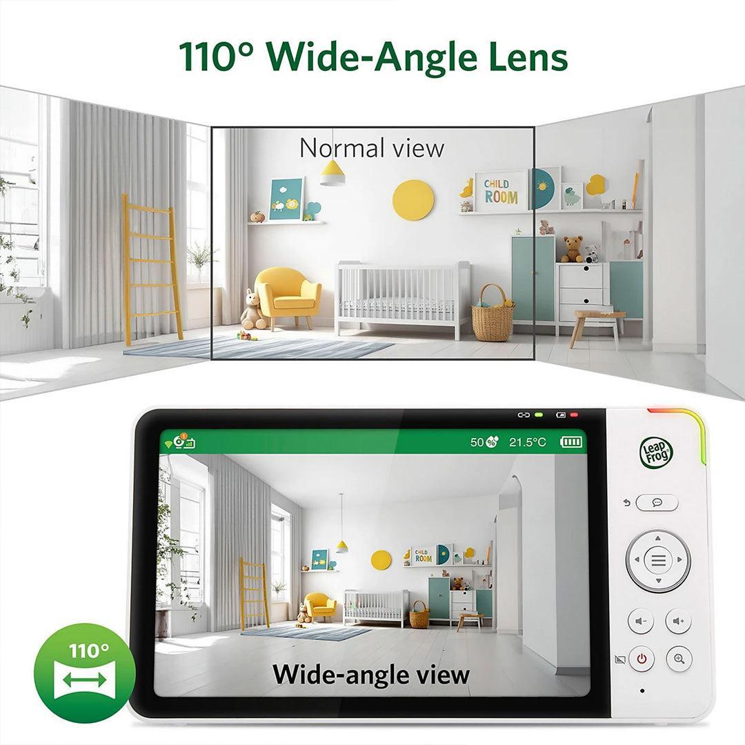 LeapFrog LF5817HD 7 Inch Over Cot Monitor - White-Baby Monitors-White-One Size | Natural Baby Shower