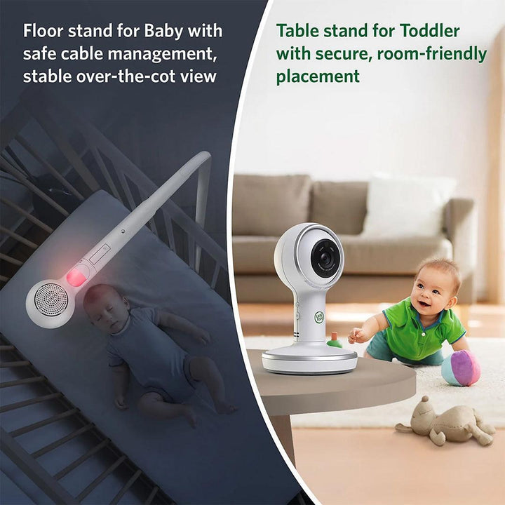 LeapFrog LF5817HD 7 Inch Over Cot Monitor - White-Baby Monitors-White-One Size | Natural Baby Shower
