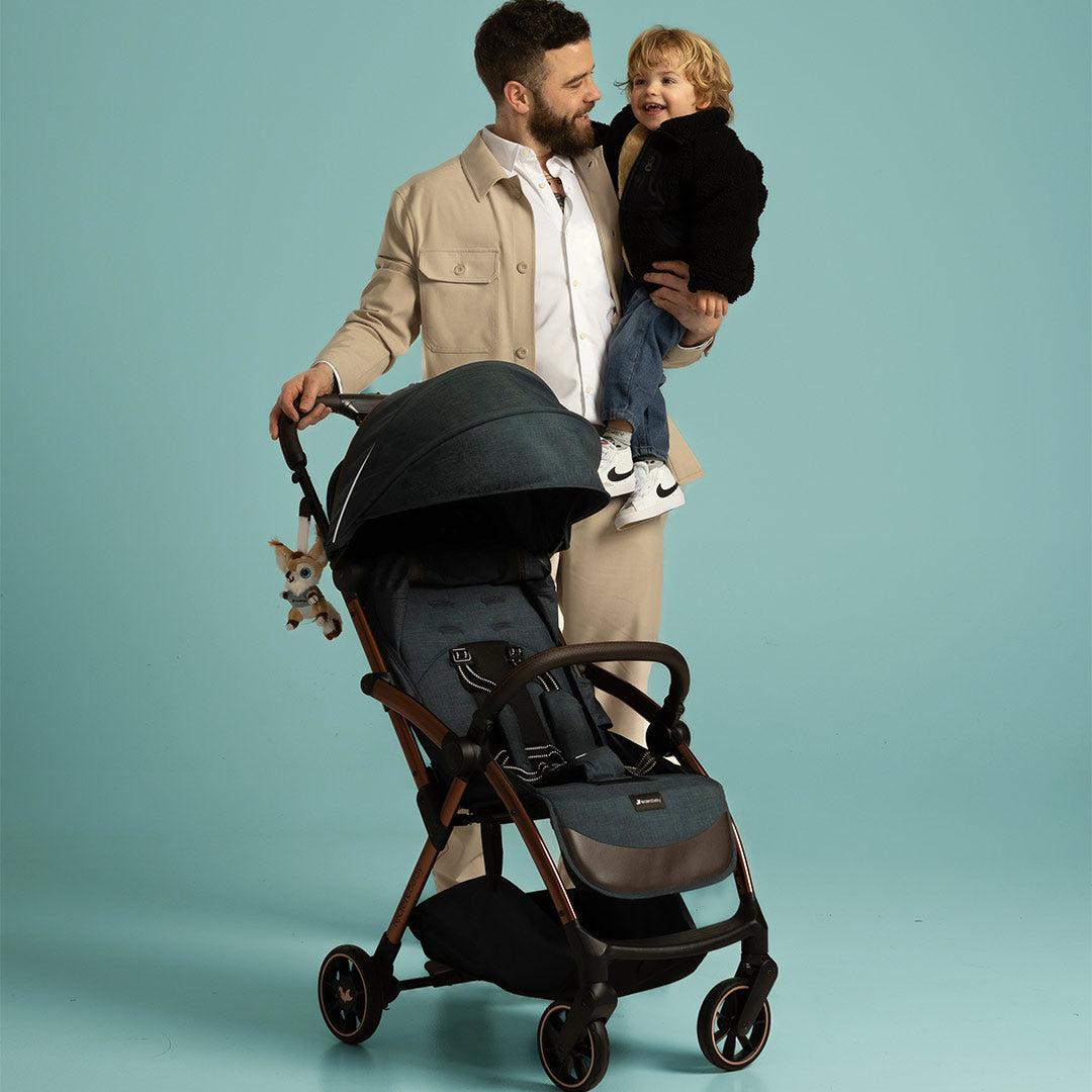 Leclerc Baby Influencer Air Pushchair - Denim Blue-Strollers-Denim Blue- | Natural Baby Shower