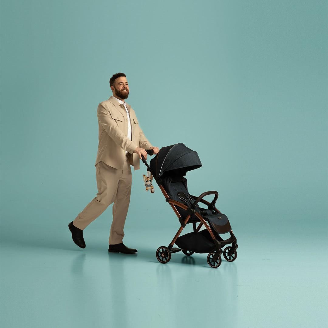 Leclerc Baby Influencer Air Pushchair - Denim Blue-Strollers-Denim Blue- | Natural Baby Shower