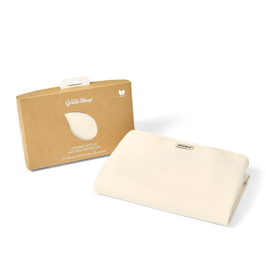 The Little Green Sheep Organic Crib Mattress Protector - 38x89cm-Mattress Protectors- | Natural Baby Shower