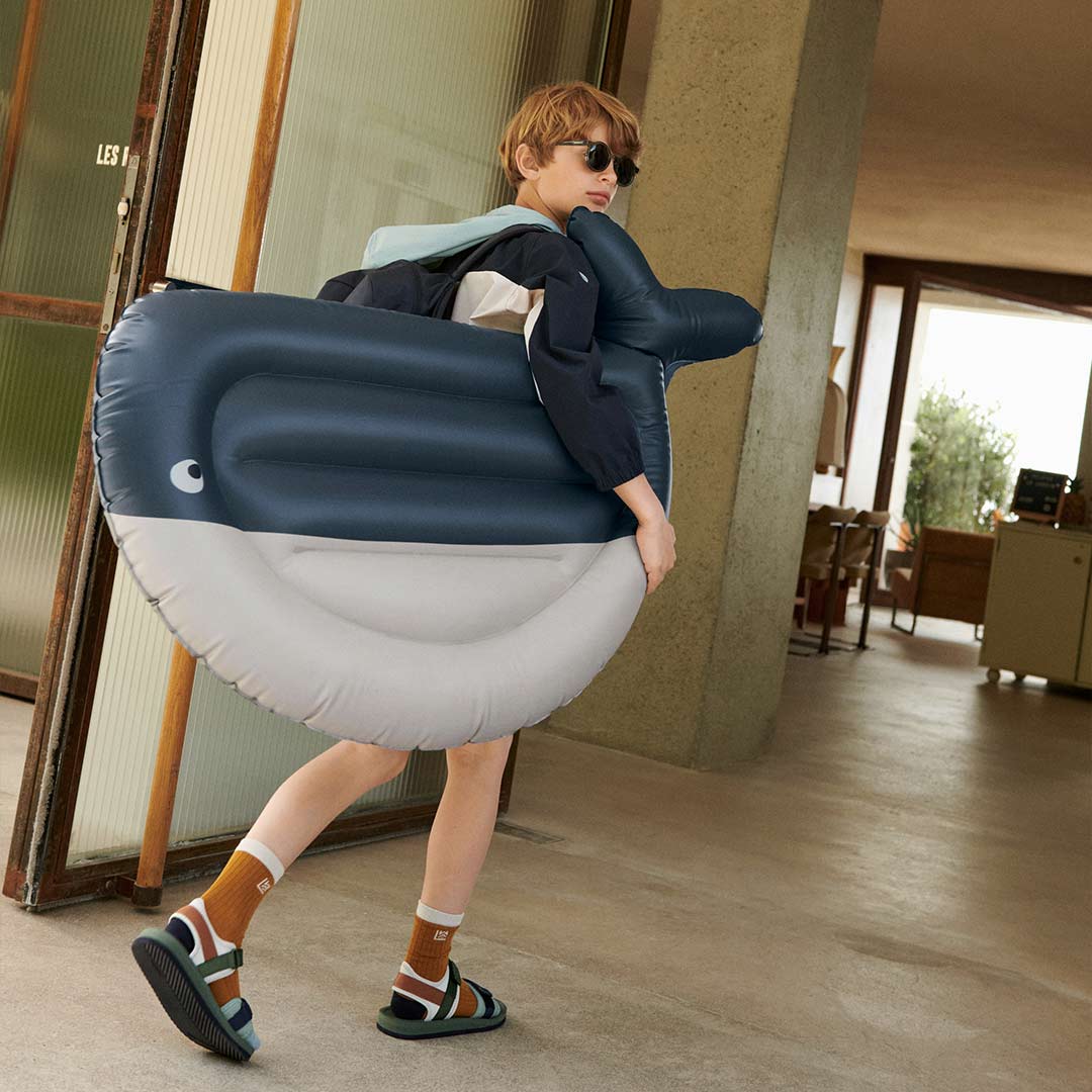 Liewood Adalyn Whale Float - Whale Blue-Inflatables-Whale Blue- | Natural Baby Shower