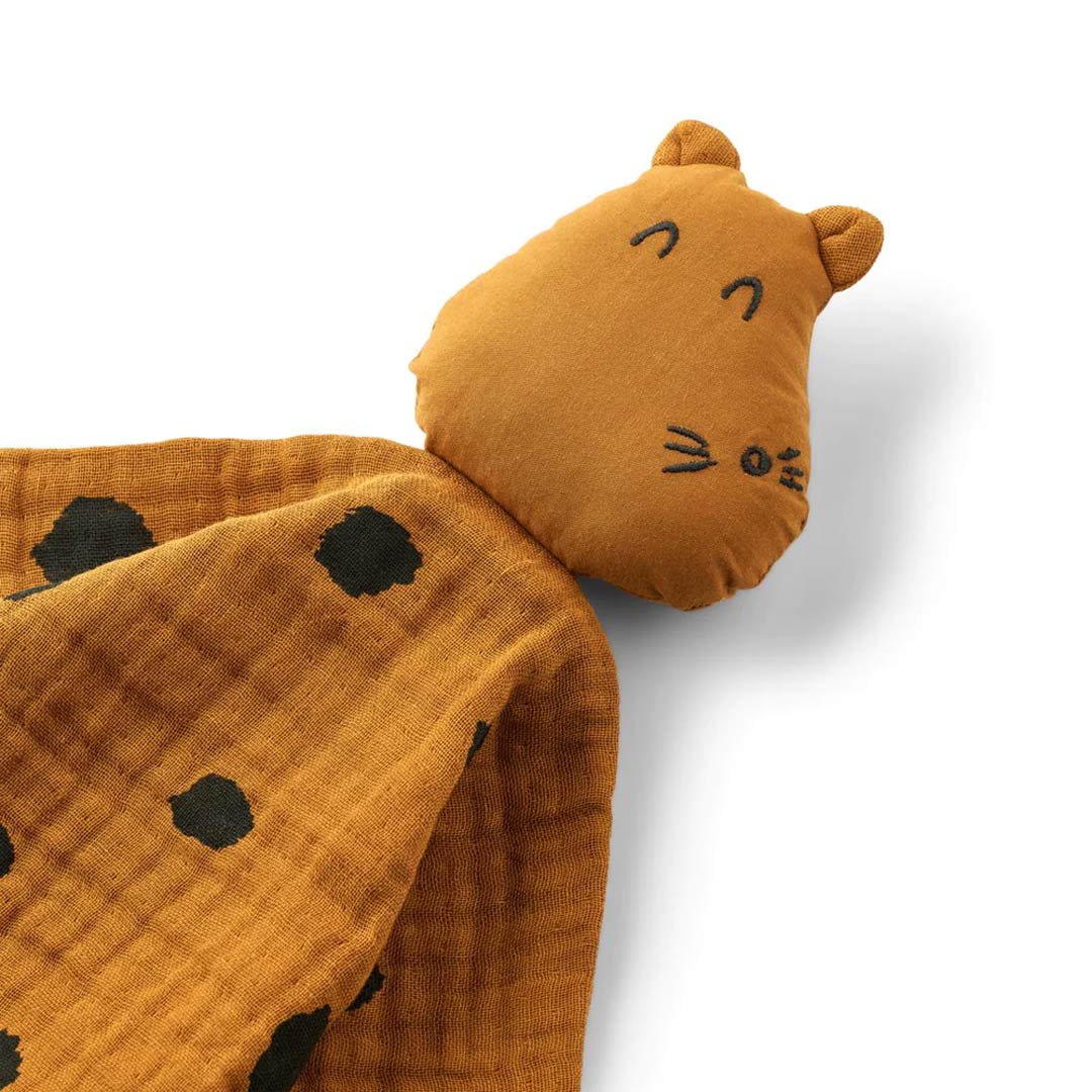 Liewood Addison Cuddle Teddy - Golden Caramel - Leopard-Comforters-Golden Caramel-Leopard | Natural Baby Shower