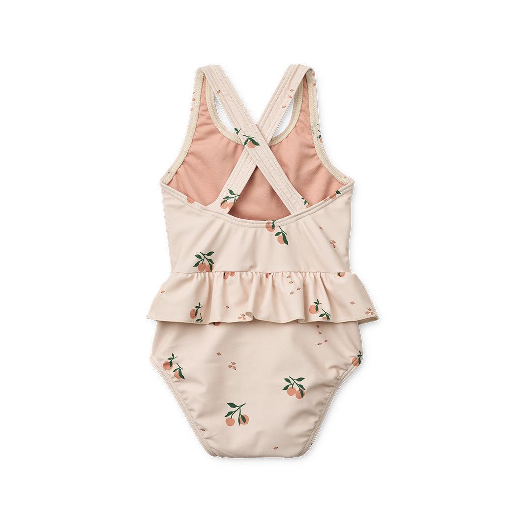 Liewood Amara Baby Printed Swimsuit - Peach / Sea Shell-Swimsuits-Peach / Sea Shell-62 | Natural Baby Shower