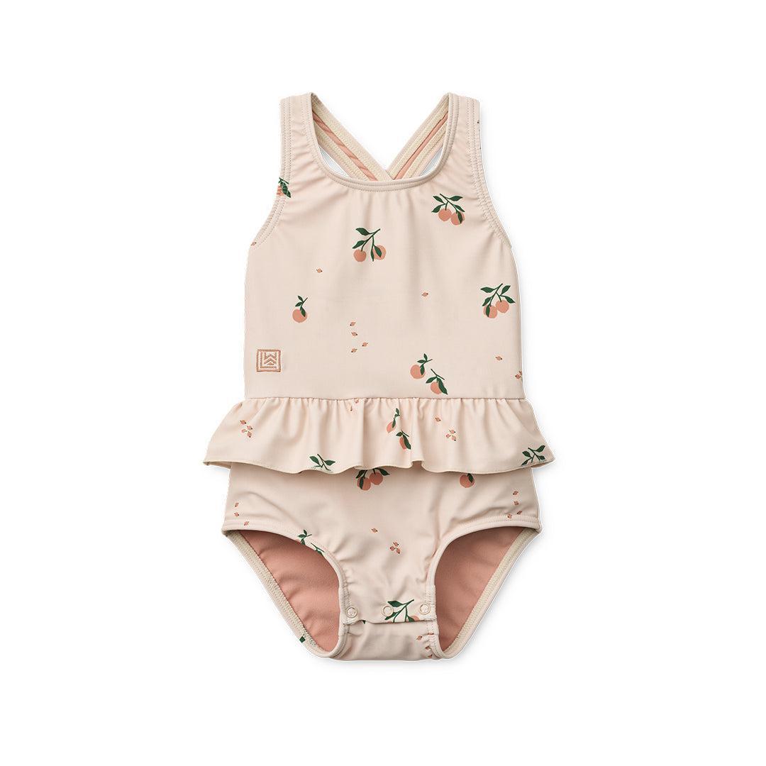 Liewood Amara Baby Printed Swimsuit - Peach / Sea Shell-Swimsuits-Peach / Sea Shell-62 | Natural Baby Shower
