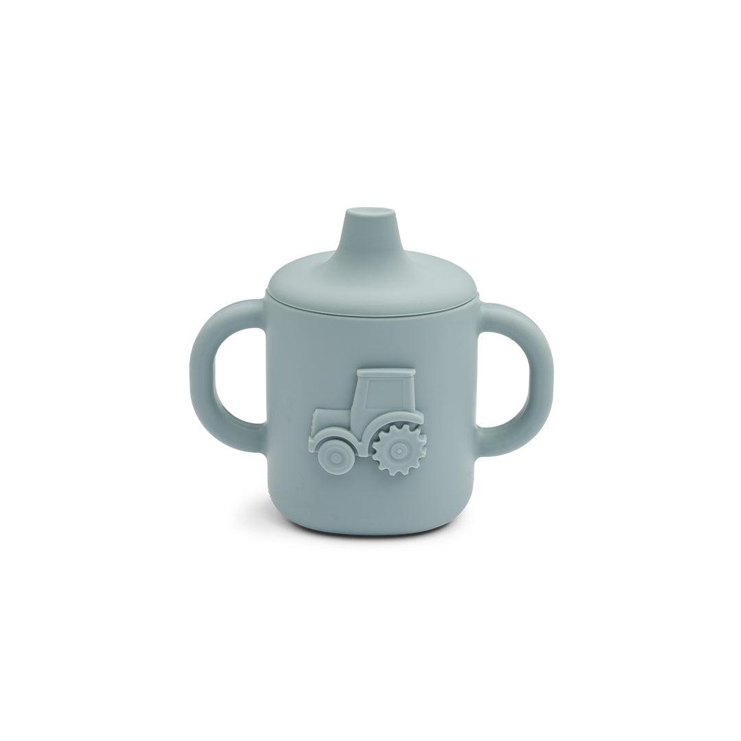 Liewood Amelio Sippy Cup - Blue Fog-Sippy Cups-Blue Fog- | Natural Baby Shower