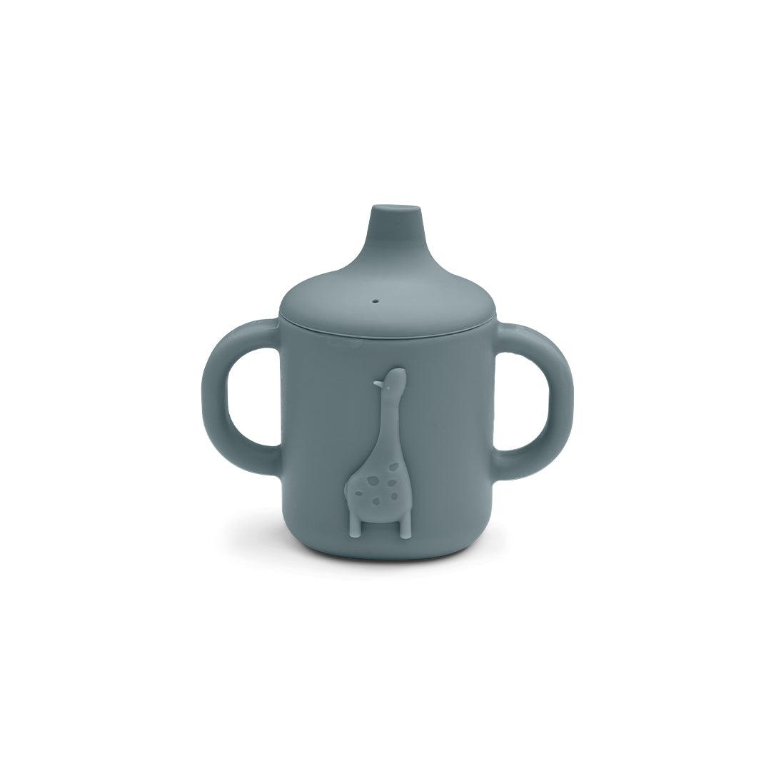 Liewood Amelio Sippy Cup - Whale Blue-Sippy Cups-Whale Blue- | Natural Baby Shower