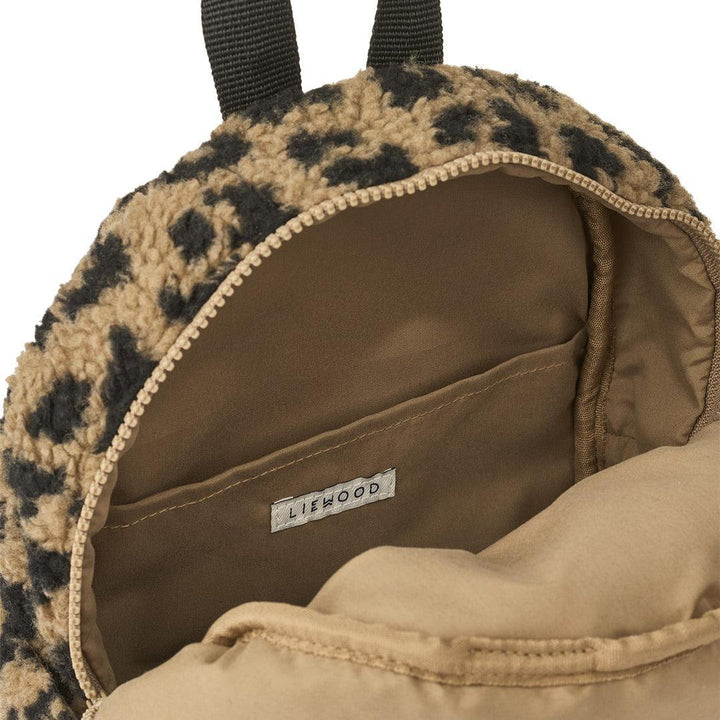 Liewood Andreas Pile Bear Backpack - Mega Leo / Oat Mix-Children's Backpacks-Mega Leo / Oat Mix-One size | Natural Baby Shower