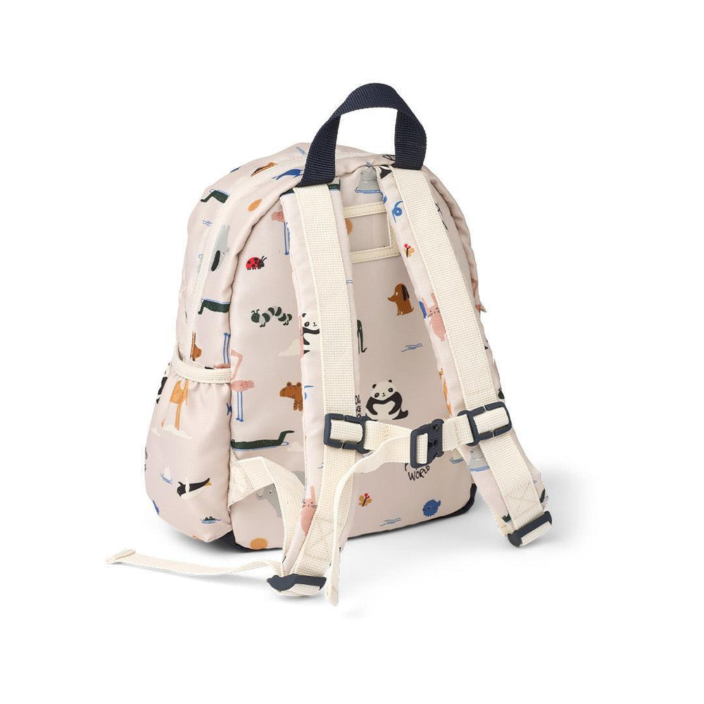 Liewood Andreas Backpack - Around The World / Sandy-Children's Backpacks-Around The World / Sandy-One Size | Natural Baby Shower