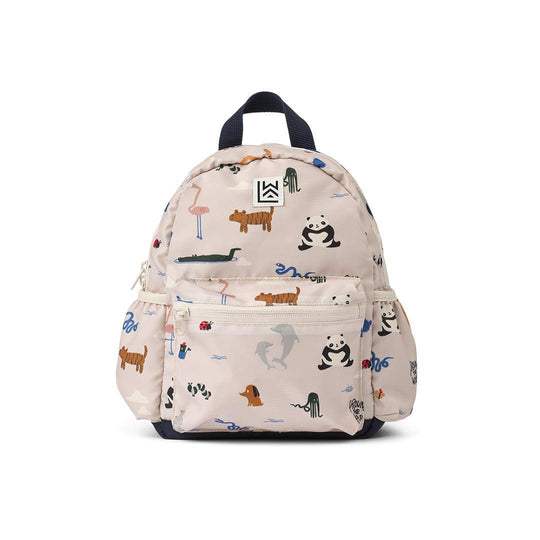 Liewood Andreas Backpack - Around The World / Sandy-Children's Backpacks-Around The World / Sandy-One Size | Natural Baby Shower