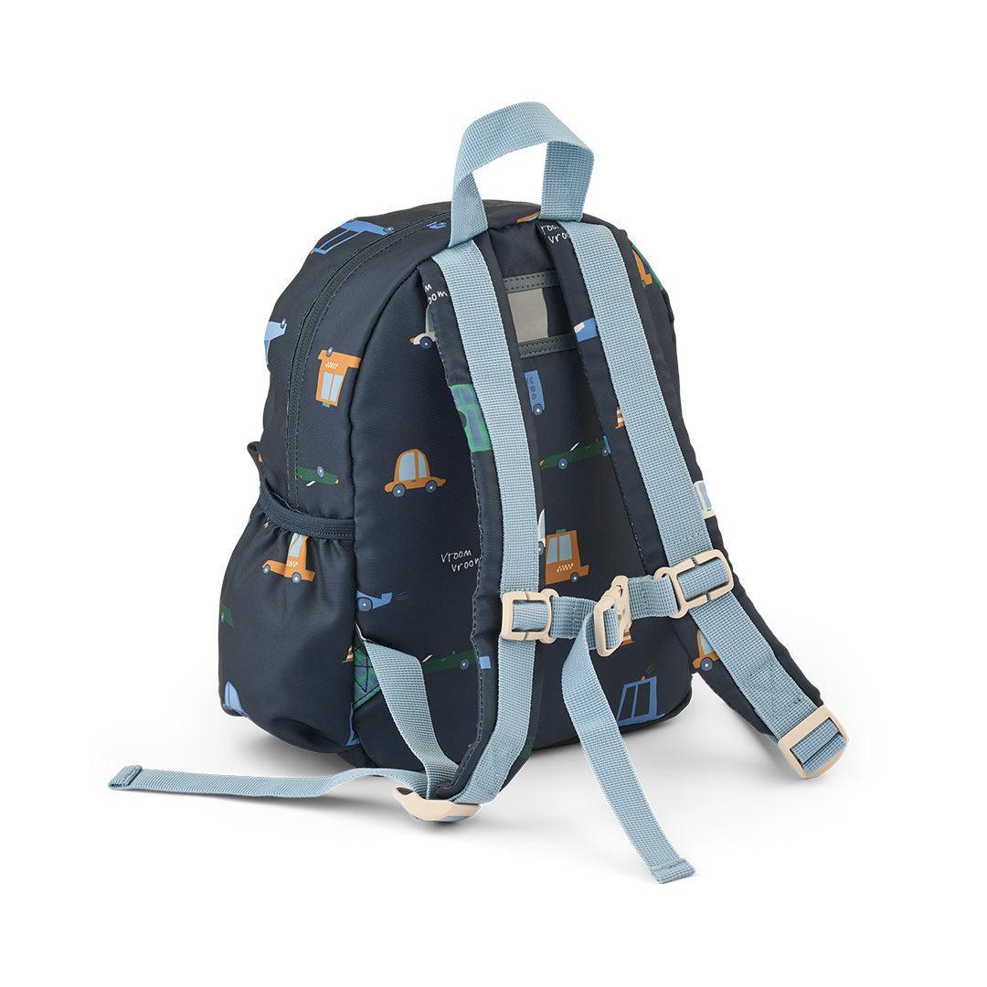 Liewood Andreas Backpack - Cars / Classic Navy-Children's Backpacks-Cars / Classic Navy- | Natural Baby Shower