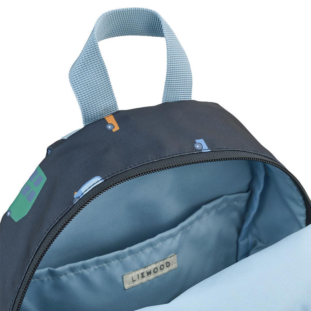 Liewood Andreas Backpack - Cars / Classic Navy-Children's Backpacks-Cars / Classic Navy- | Natural Baby Shower