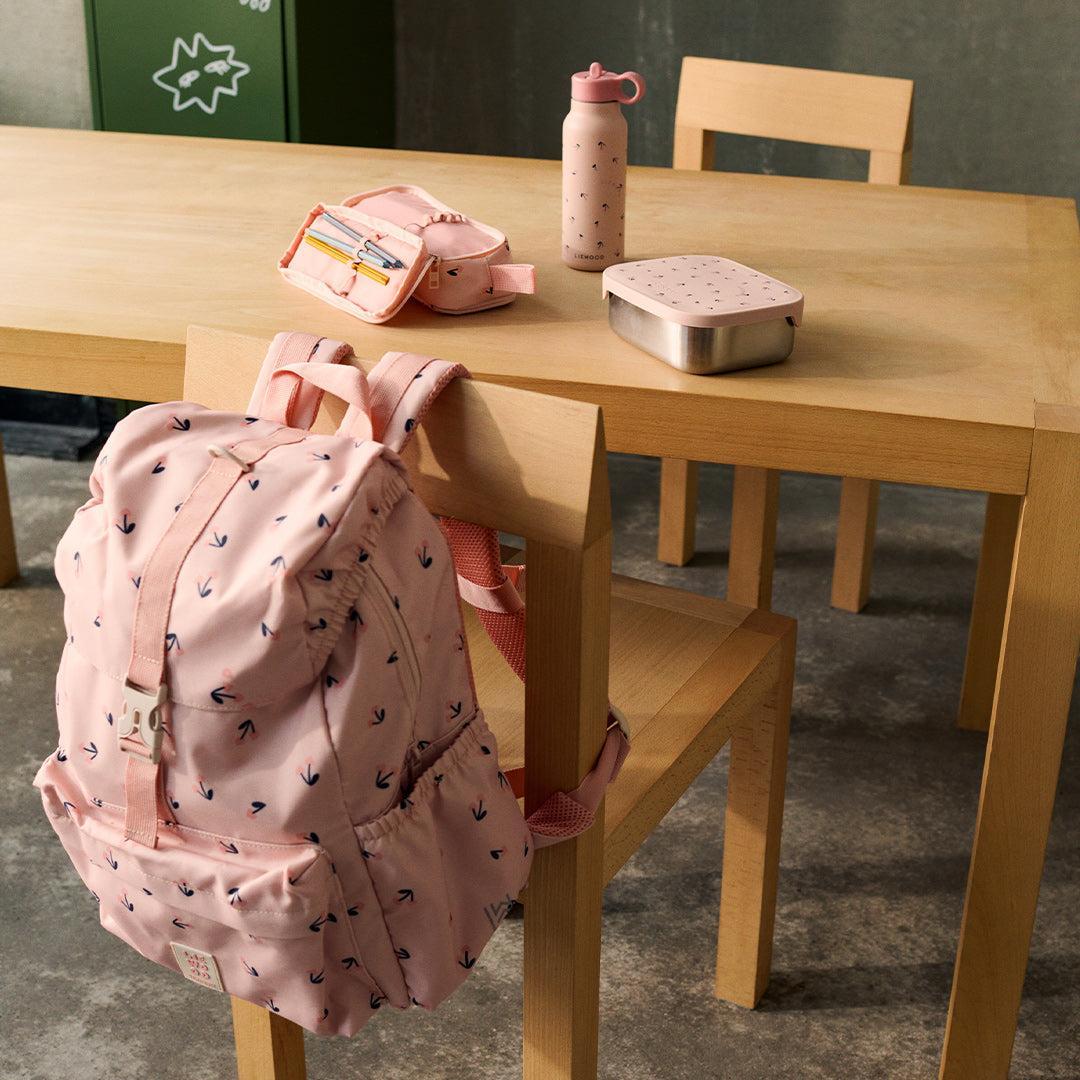 Liewood Arthur Printed Lunchbox - Mini Cherry Heart / Rosey-Lunch Boxes-Mini Cherry Heart / Rosey- | Natural Baby Shower
