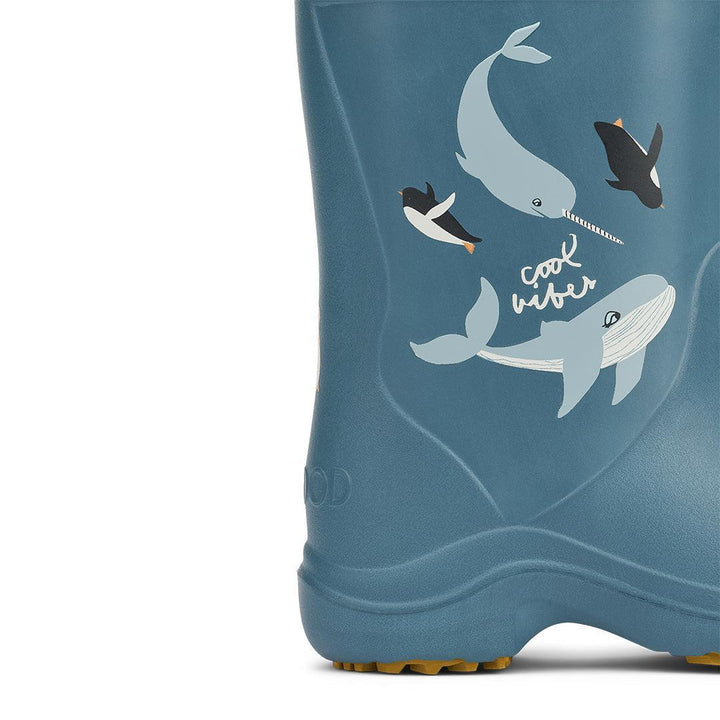 Liewood Aston Rainboot - Arctic / Ocean View-Boots-Arctic / Ocean View-21 | Natural Baby Shower