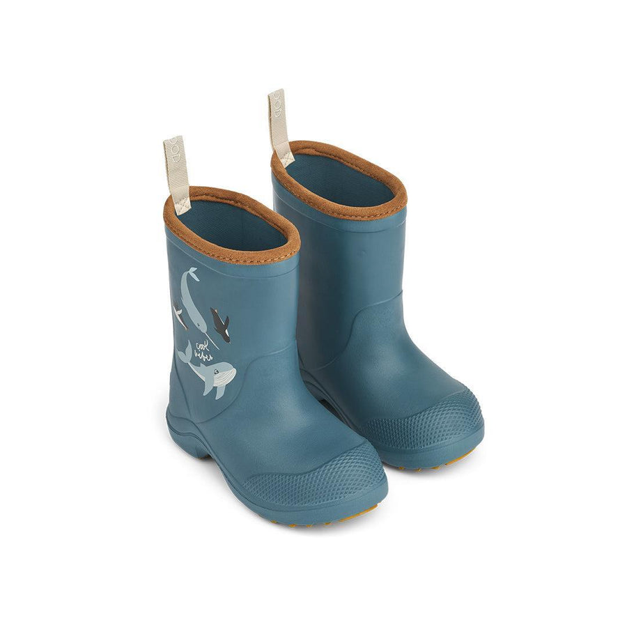 Liewood Aston Rainboot - Arctic / Ocean View-Boots-Arctic / Ocean View-21 | Natural Baby Shower
