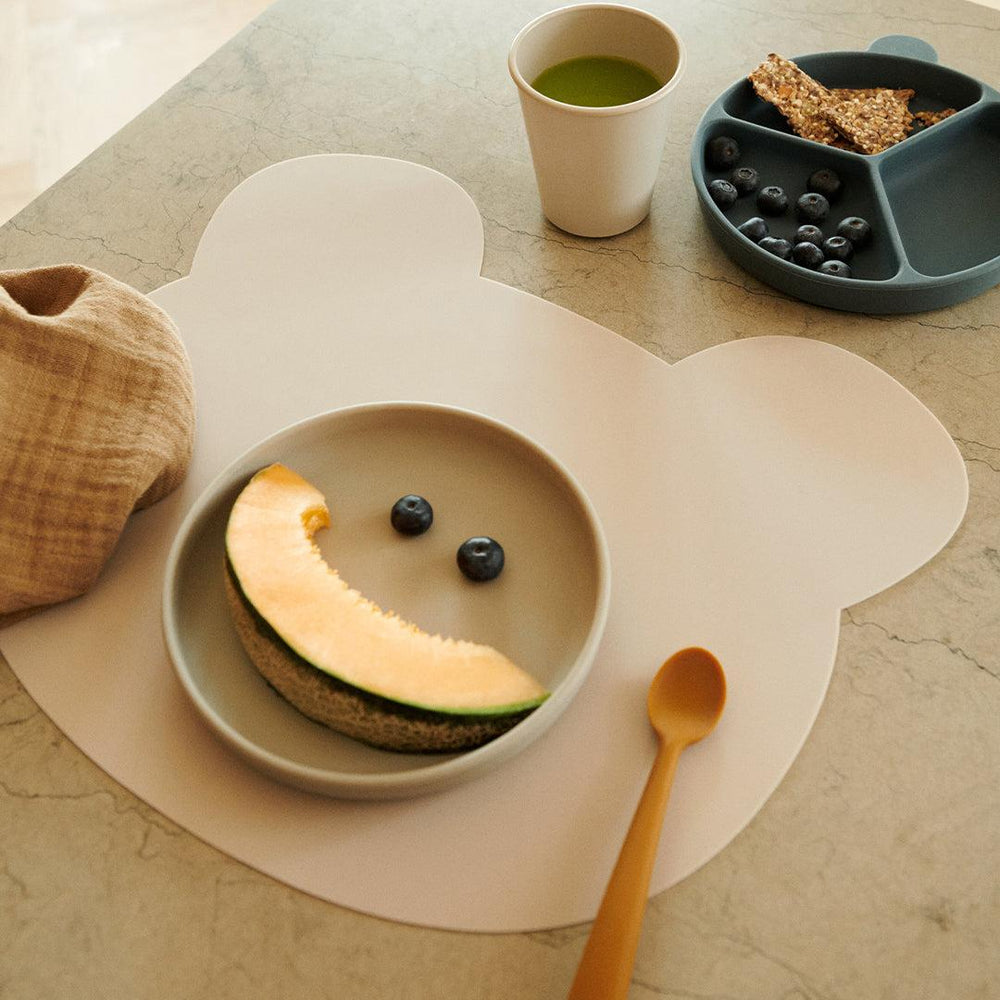 Liewood Aura Bear Placemat - Sandy-Placemats-Sandy-One Size | Natural Baby Shower