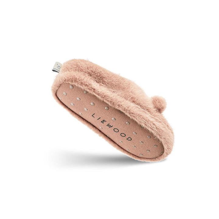 Liewood Aviaja Bear Slippers - Pale Tuscany-Slippers-Pale Tuscany-22/23 | Natural Baby Shower