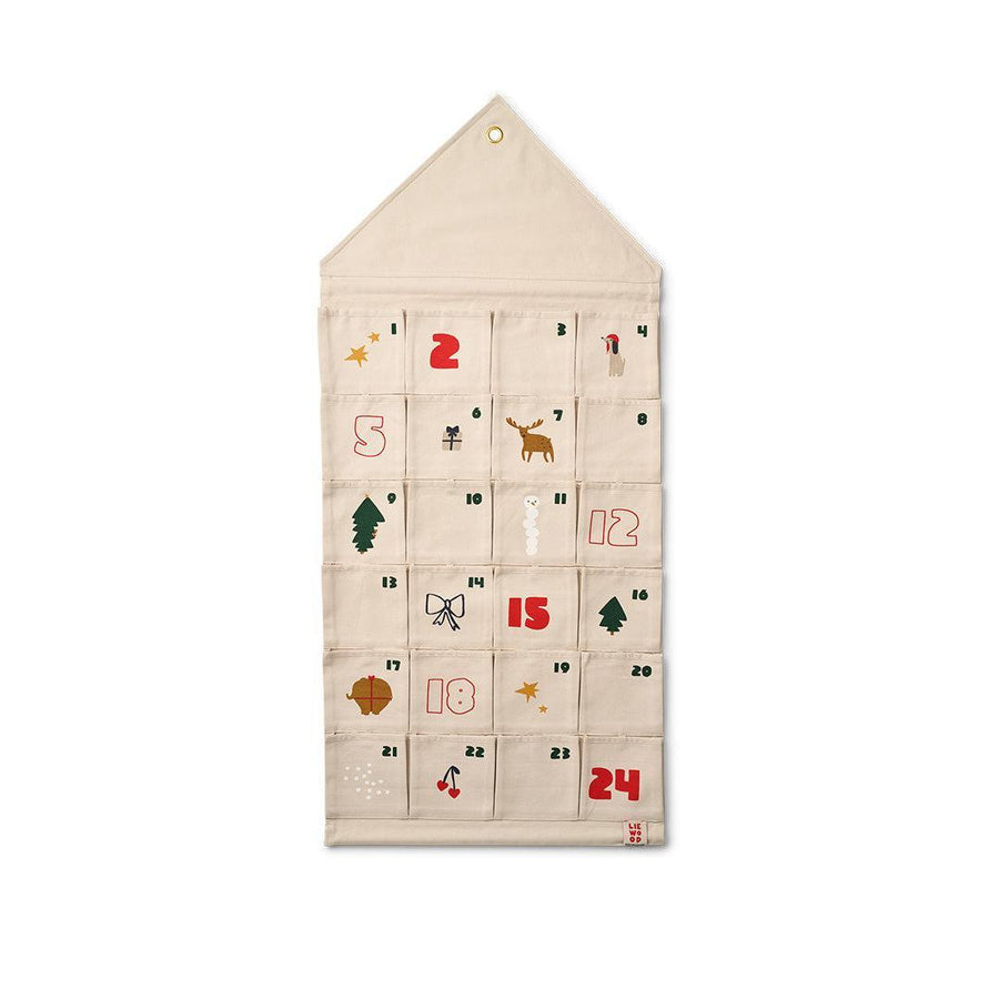 Liewood Babbo Christmas Gift Calendar - Holiday / Sandy-Seasonal Decorations-Holiday / Sandy-One size | Natural Baby Shower
