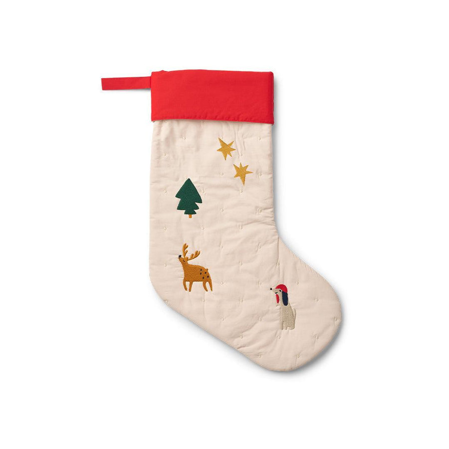 Liewood Basil Christmas Stocking - Holiday / Sandy-Storage-Holiday / Sandy-One size | Natural Baby Shower