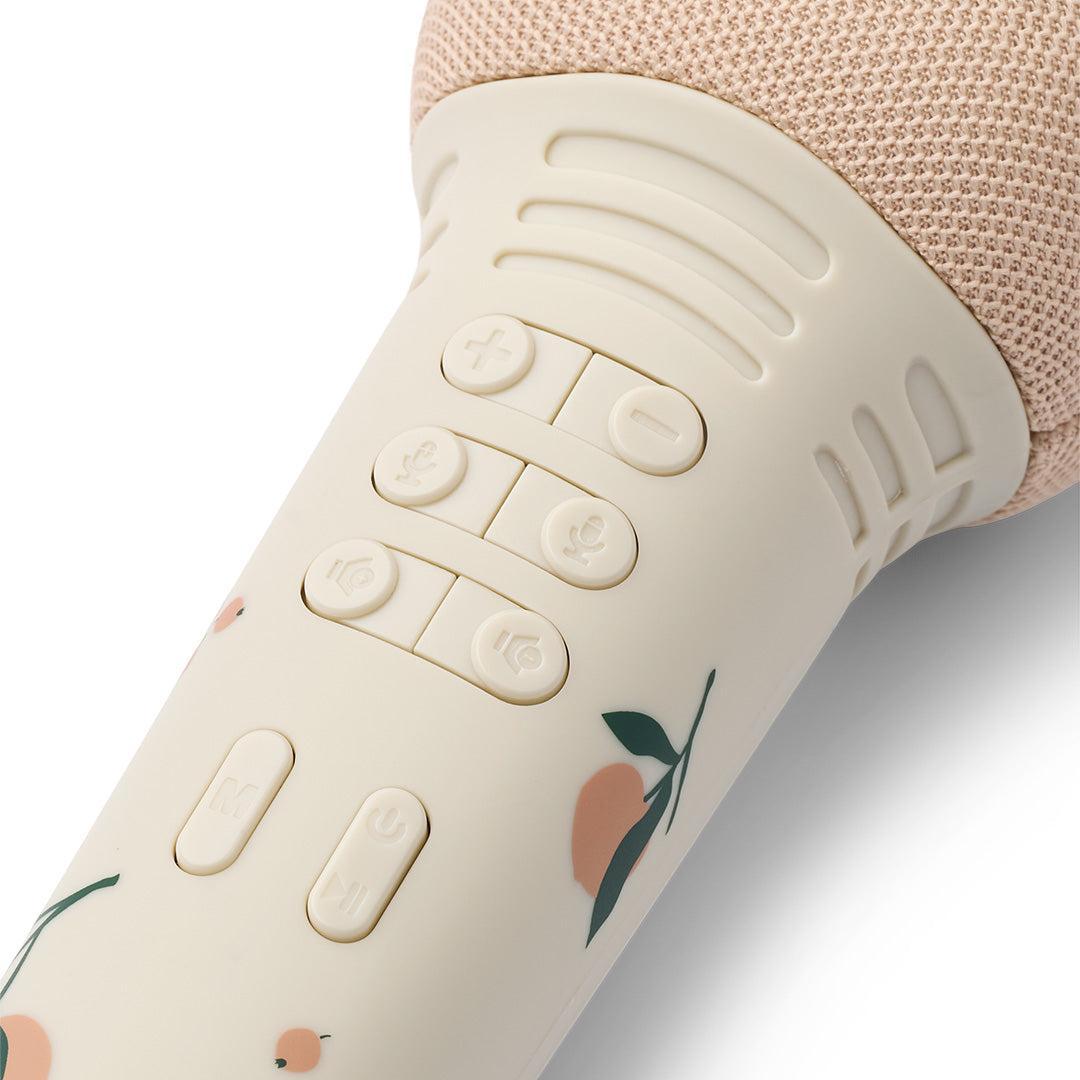 Liewood Beinta Karaoke Microphone - Peach / Sea Shell-Musical Instruments-Peach / Sea Shell-One size | Natural Baby Shower