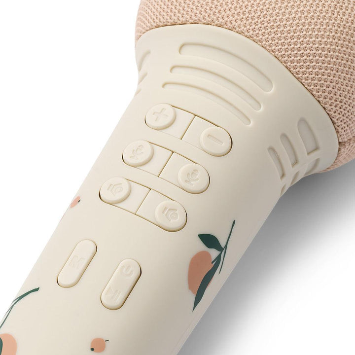 Liewood Beinta Karaoke Microphone - Peach / Sea Shell-Musical Instruments-Peach / Sea Shell-One size | Natural Baby Shower