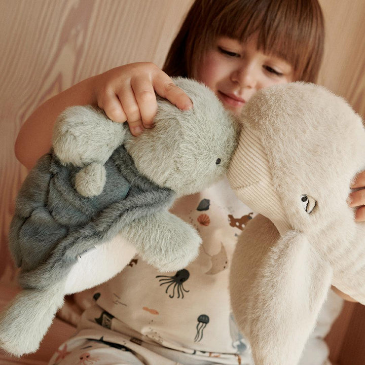 Liewood Berman Whale Teddy - Mist-Soft Toys-Mist-One size | Natural Baby Shower