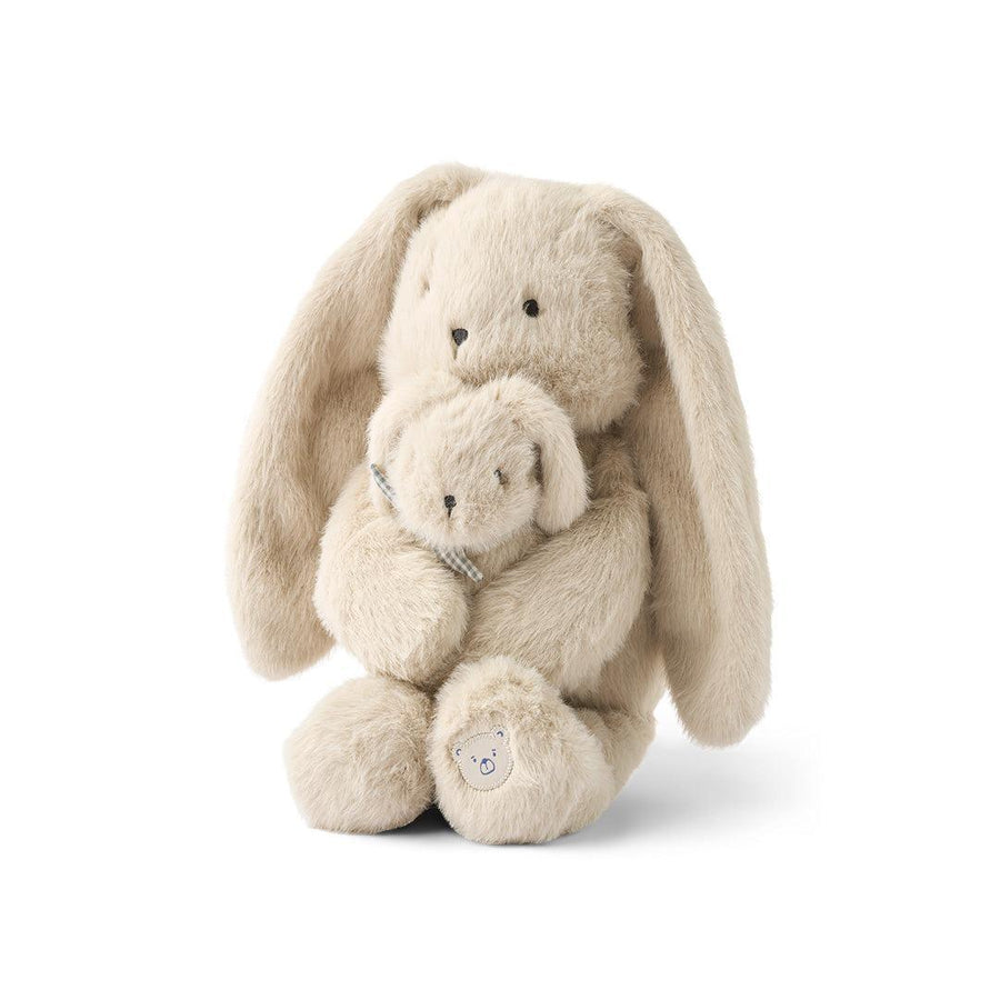 Liewood Berto Mommy & Me Rabbit Teddy - Mist-Soft Toys-Mist-One size | Natural Baby Shower