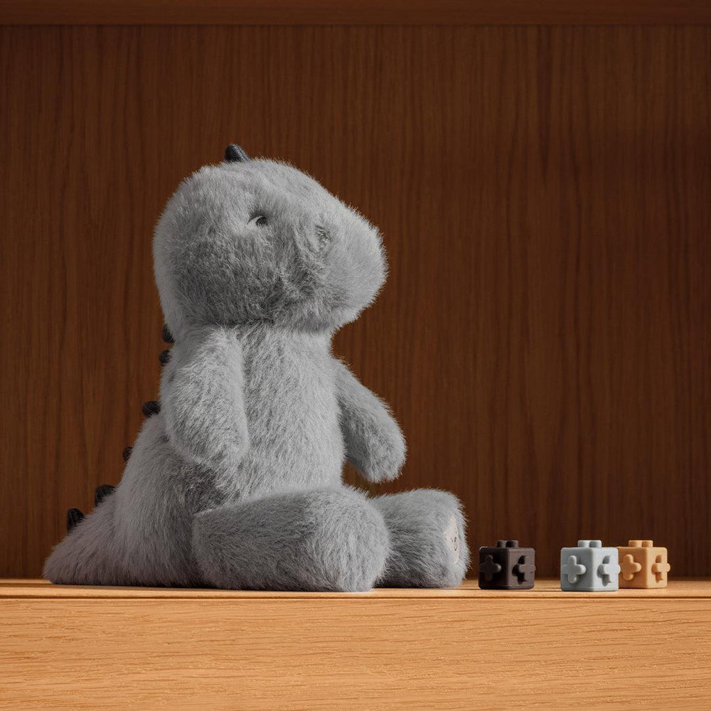 Liewood Binnie Stego Dino Teddy - Blue Fog-Soft Toys-Blue Fog-One size | Natural Baby Shower