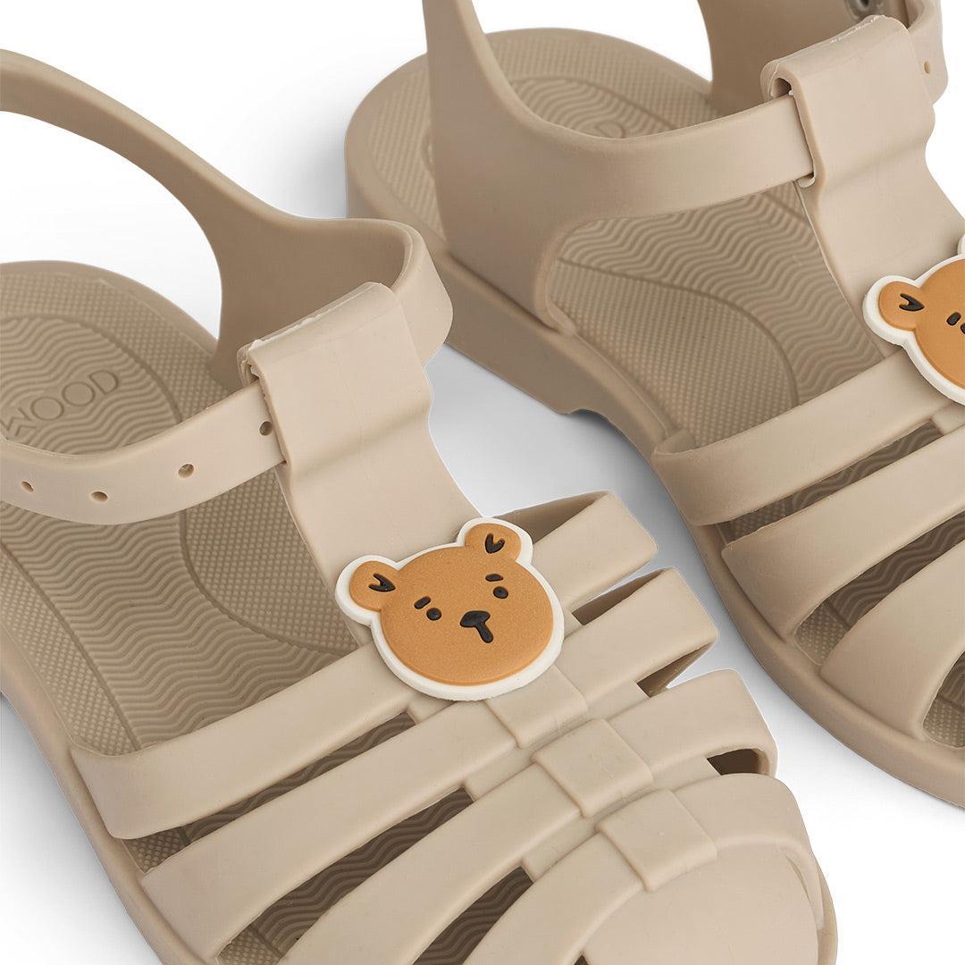 Liewood Bre Jelly Shoes Sandals with Charms - Bear / Sandy-Sandals-Bear / Sandy-19 | Natural Baby Shower