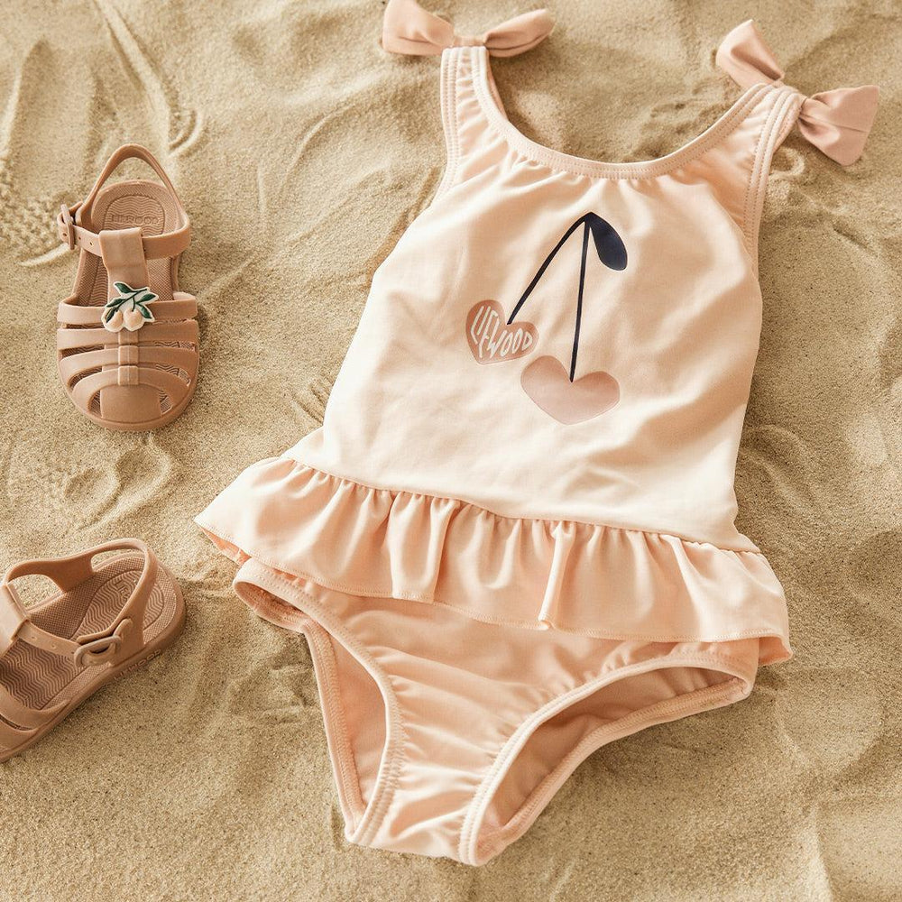 Liewood Bre Jelly Shoes Sandals with Charms - Peach / Dark Rose-Sandals-Peach / Dark Rose-19 | Natural Baby Shower