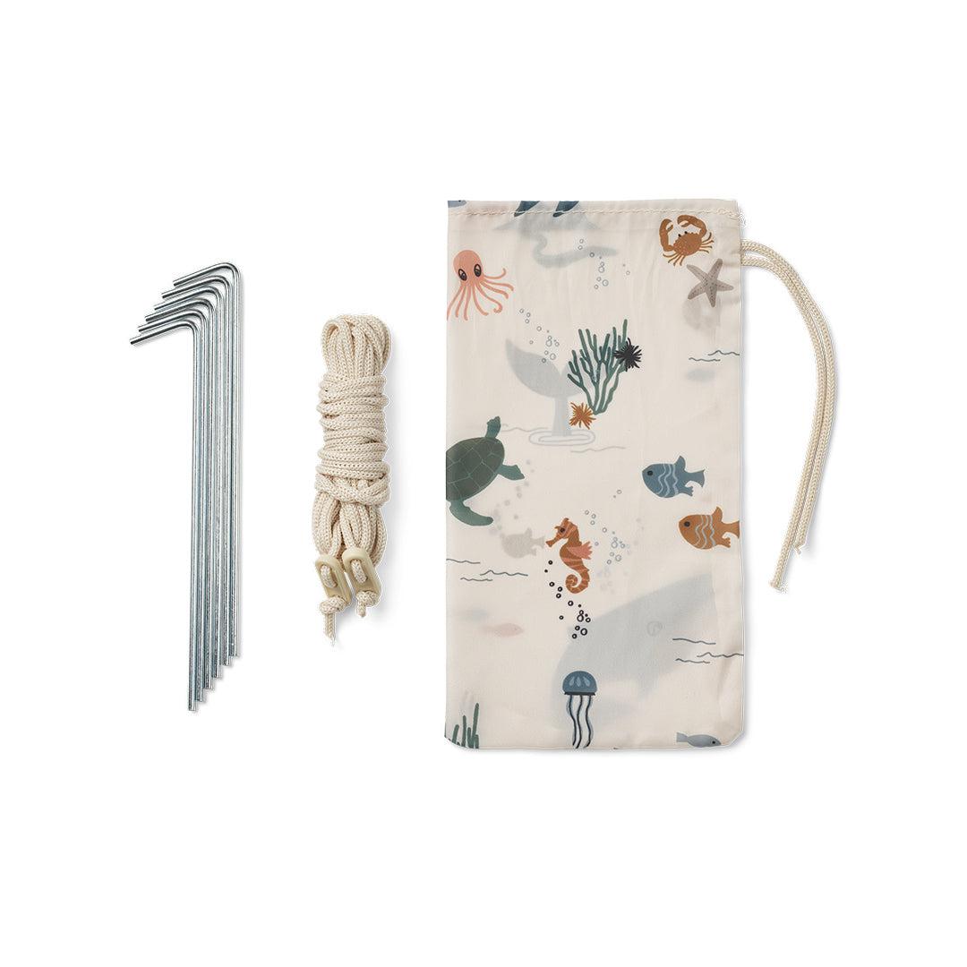 Liewood Cassie Pop Up Tent - Sea Creature - Sandy-UV Sun Tents-Sea Creature/Sandy- | Natural Baby Shower