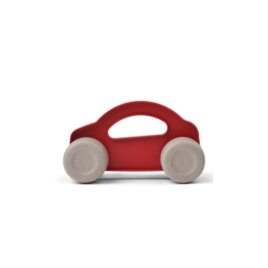 Liewood Cedric Car Toy - Apple Red - Sandy-Push-Alongs-Apple Red/Sandy- | Natural Baby Shower