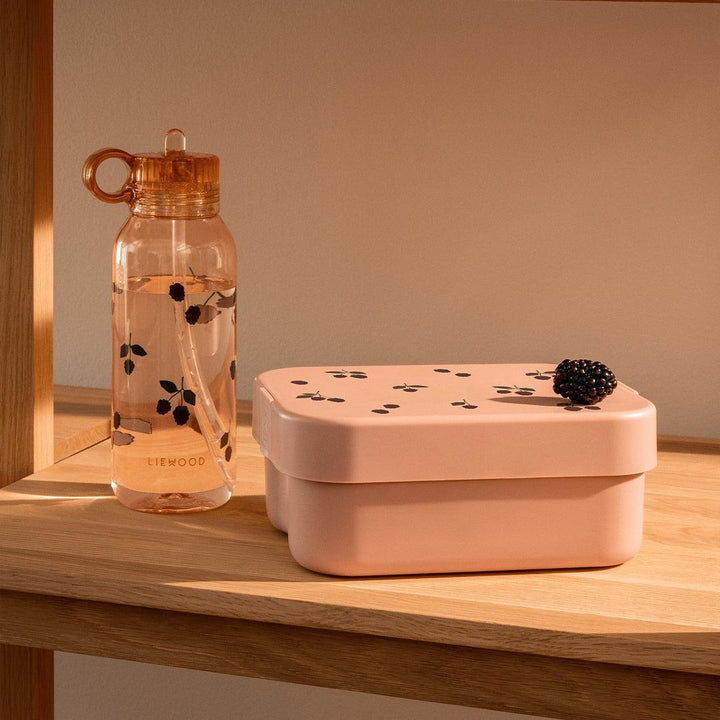 Liewood Chelsey Printed Lunchbox & Bottle Set - Berry Pale Tuscany-Food Storage-Berry Pale Tuscany-One Size | Natural Baby Shower